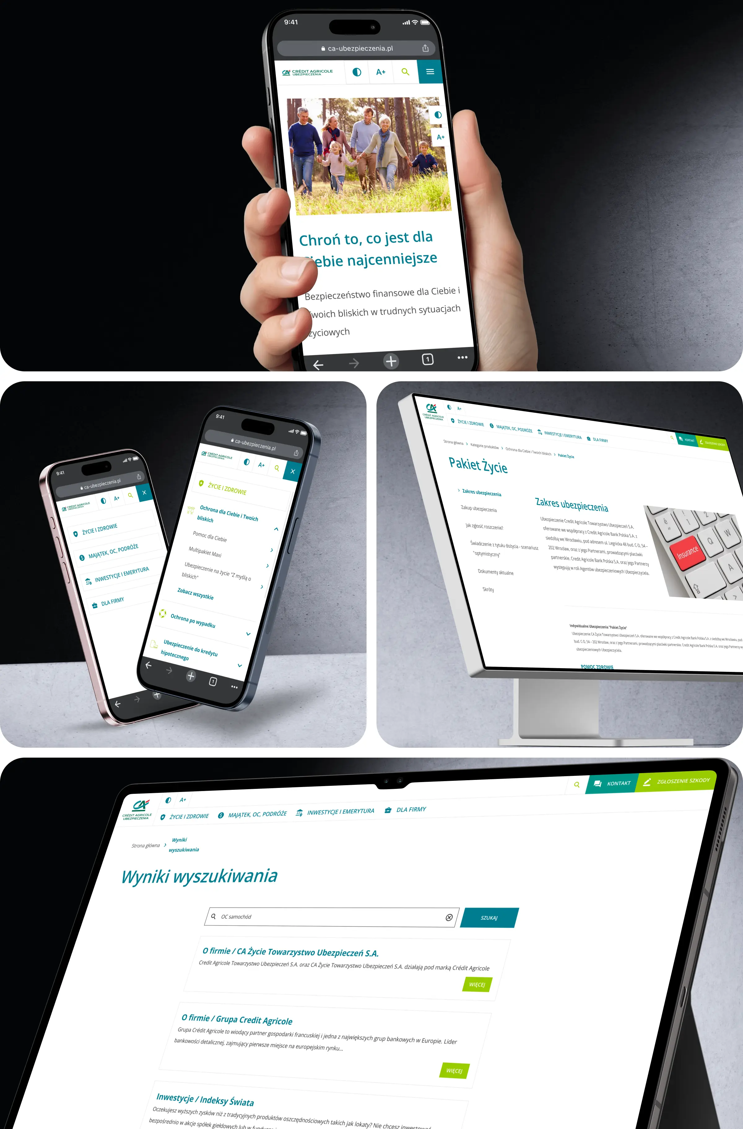 different claim registering processes