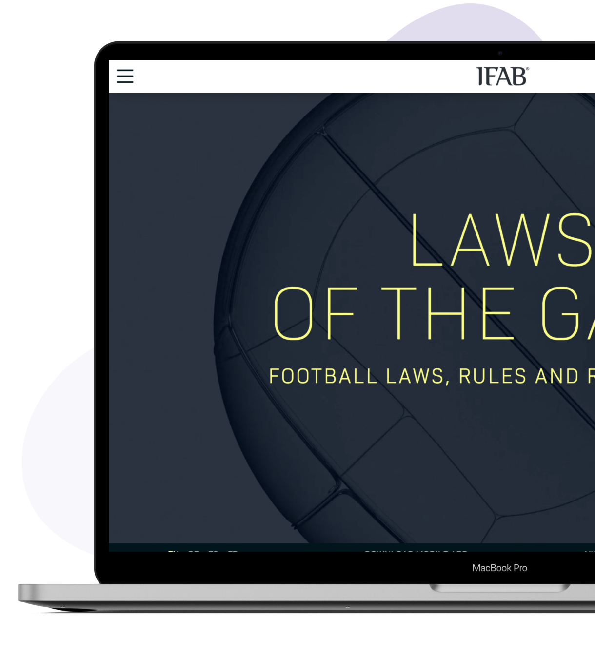 website for football law-makers