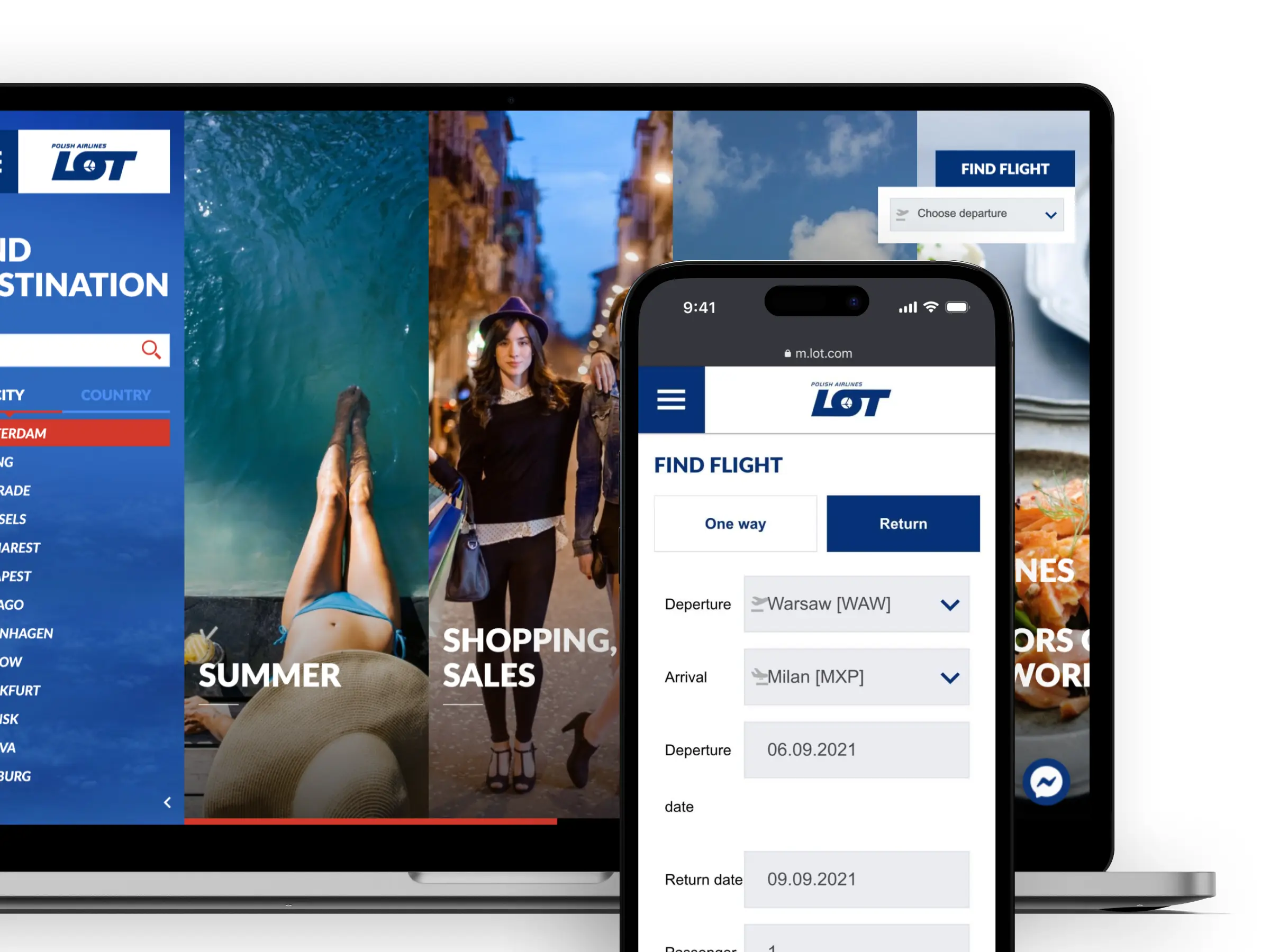 website inspired by travellers