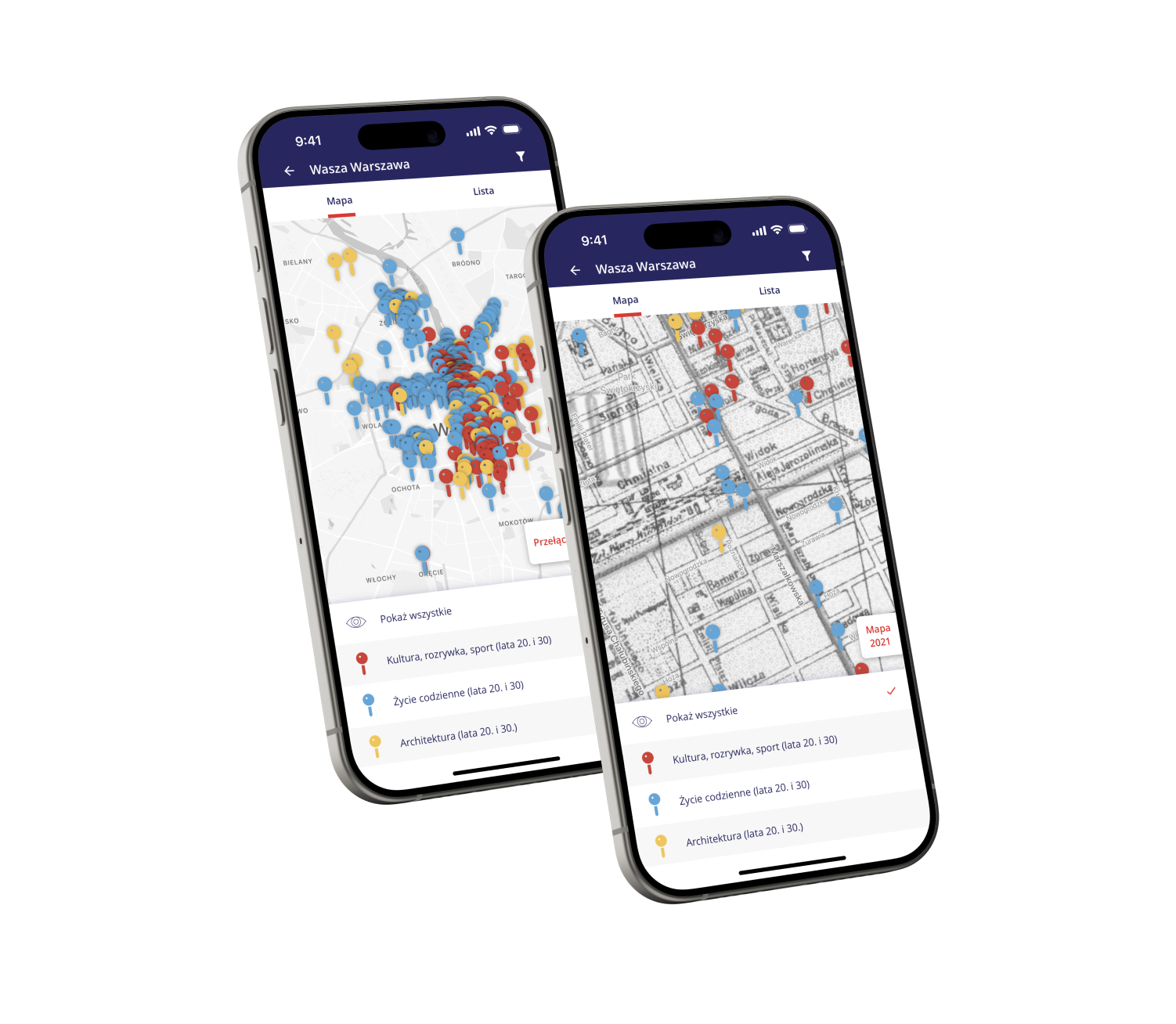 between the past and the present