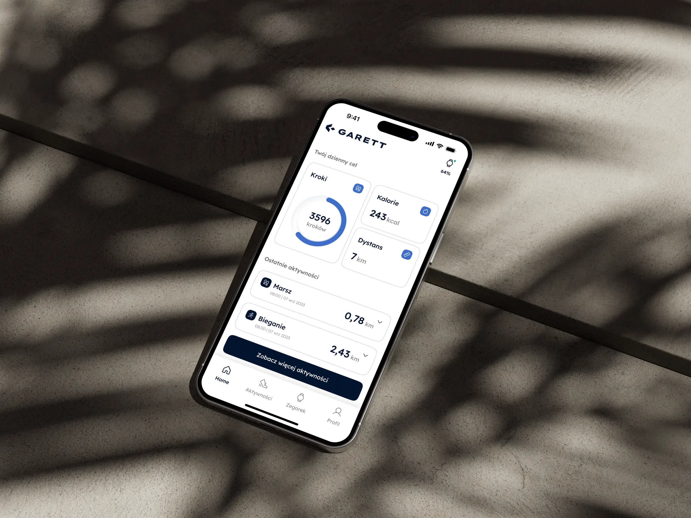 activity tracking smartwatch management app