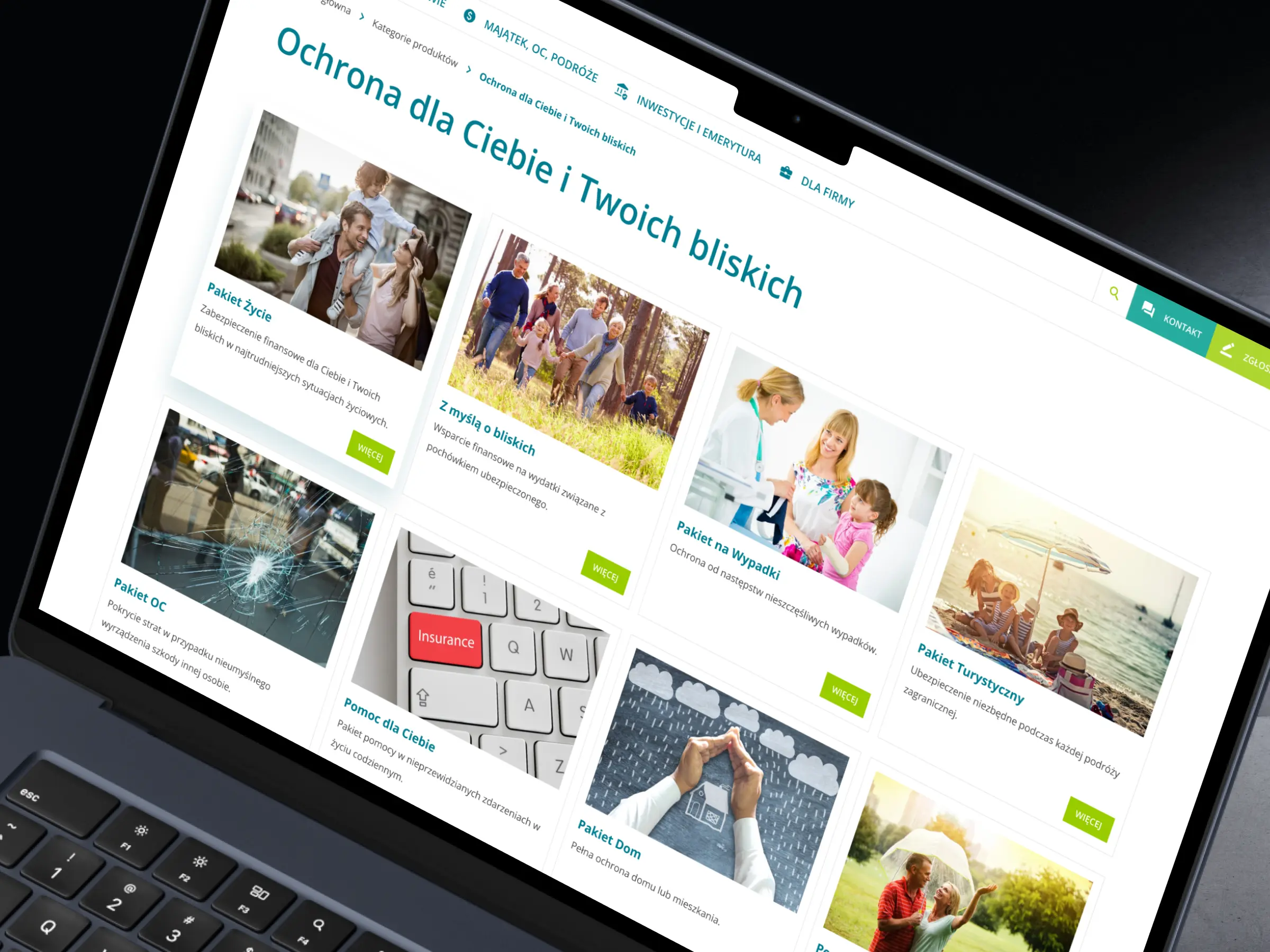 new website for insurance services